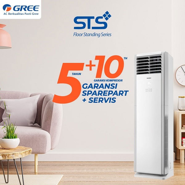 Gree AC Floor Standing 2 PK - GVC - 18STS